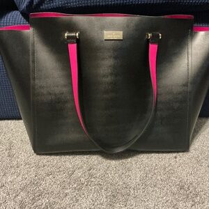 Kate Spade Annelle Arbour Hill Black/Pink Tote